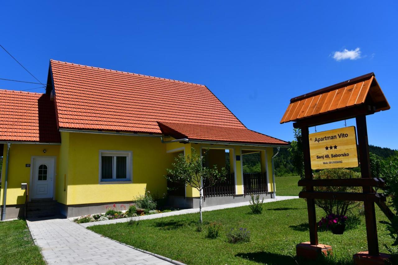 Apartman Vito Saborsko Екстериор снимка